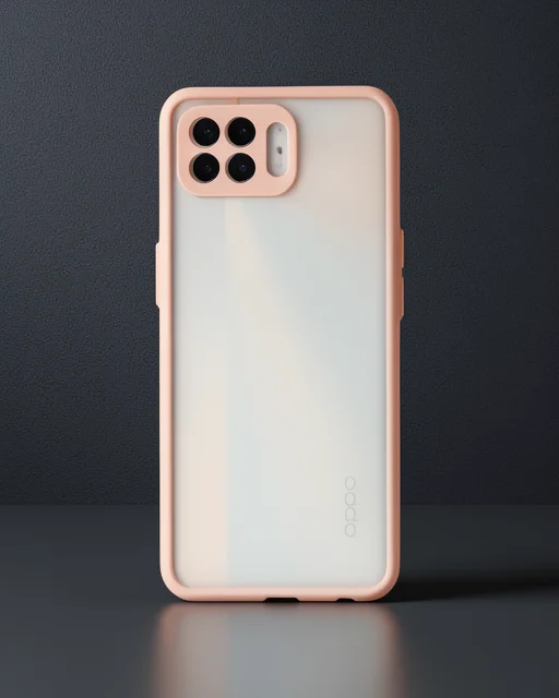 Oppo Reno 4 Lite Kılıf Montreal Silikon Kapak - Pembe
