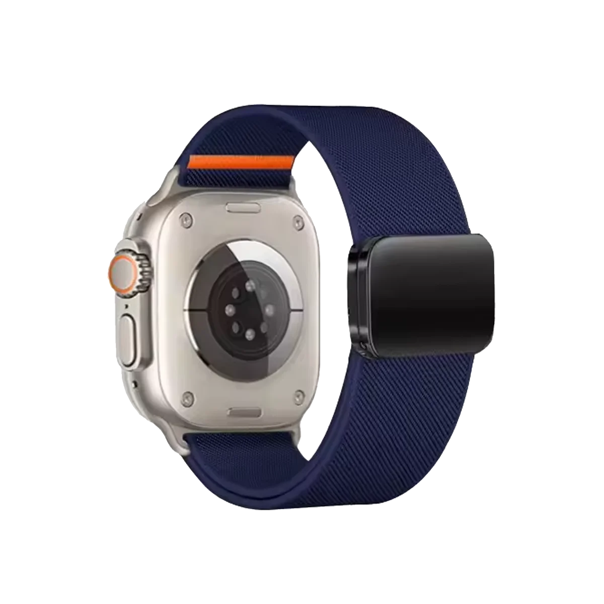 Apple Watch Ultra 49mm Nylon Manyetik Kordon - Lacivert