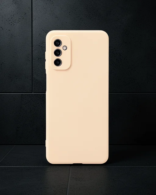 Samsung Galaxy M52 5g Kılıf Nano İçi Kadife Silikon - Pudra