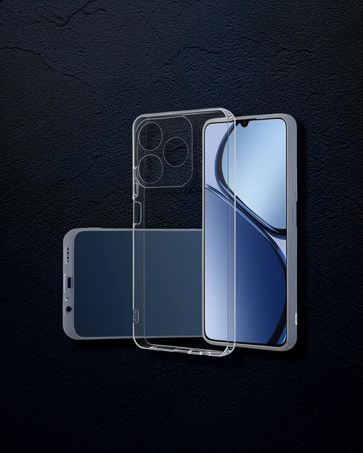 Realme C61 Kılıf Lüx Şeffaf Silikon