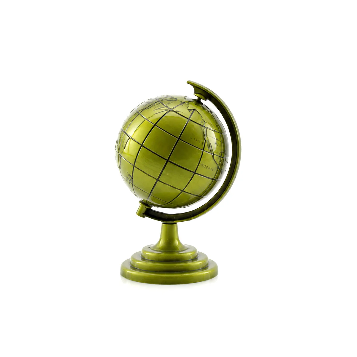 Globe Küçük Metal Dünya Biblosu - Dekoratif Süs Eşyası