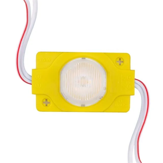 12 Volt 1.5 Watt LED Modül - Sarı Renk - 3030 Çip - 40x30 mm görsel 4