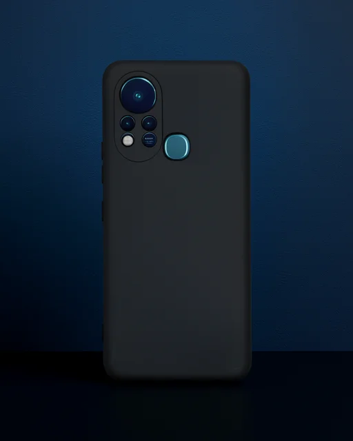 İnfinix Hot 11s Kılıf Nano İçi Kadife Silikon - Siyah