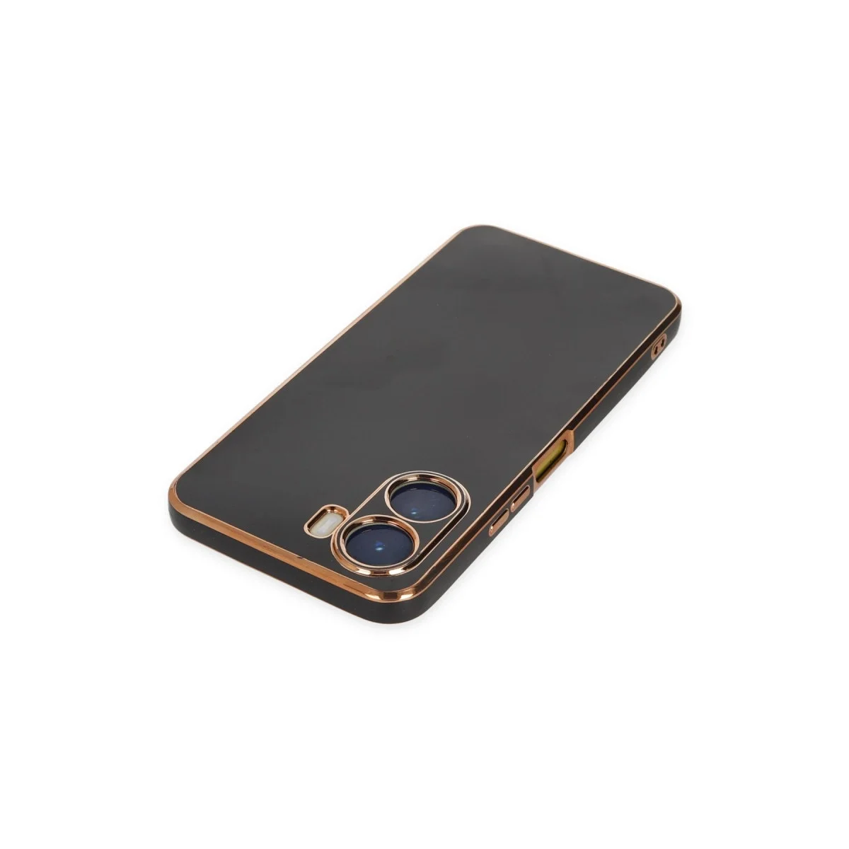 Vivo Y16 Kılıf Volet Silikon - Siyah görsel 4