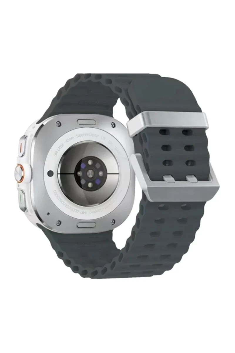Watch 7 Ultra KR417 Rug Silikon Kordon - Koyu Gri