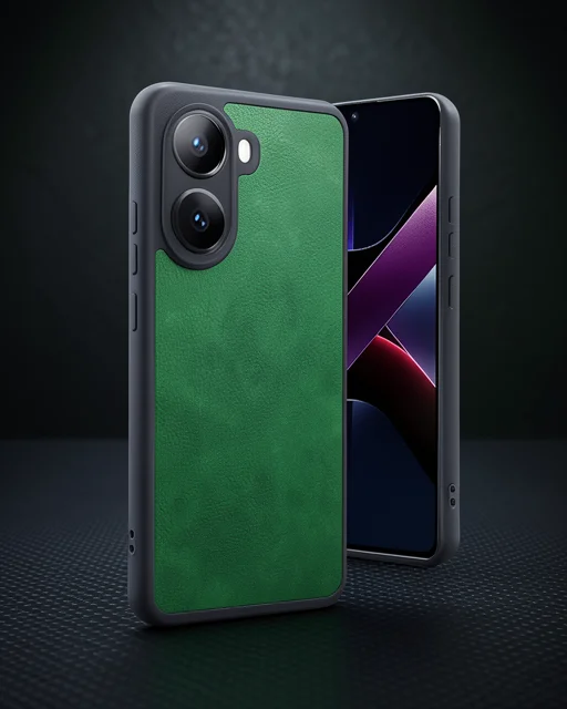 Xiaomi Poco X7 Pro Kılıf Aras Deri Kapak - Açık Yeşil