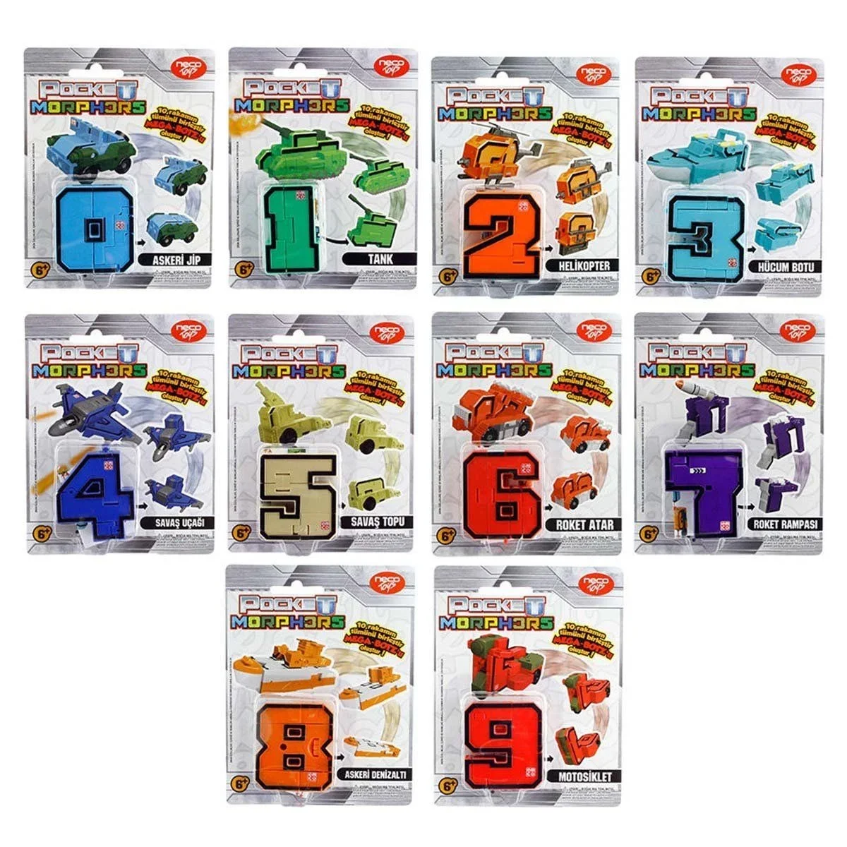 PM 6888 POCKET MORPHERS ASORTİ(Tekli satılır) görsel 8