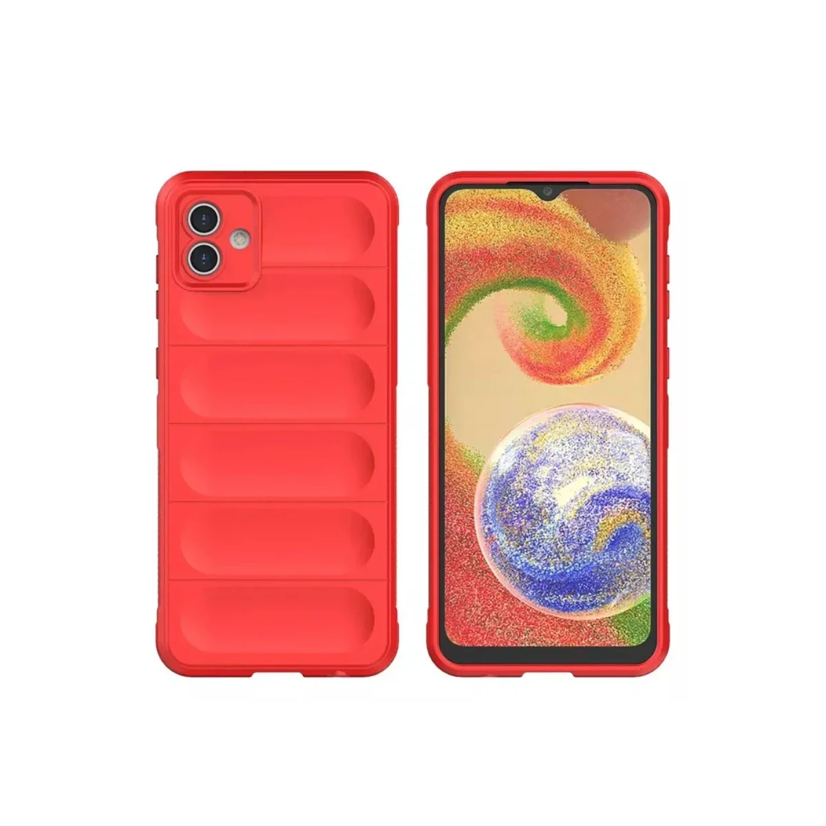 Samsung Galaxy A05 Kılıf Optimum Silikon - Kırmızı görsel 2