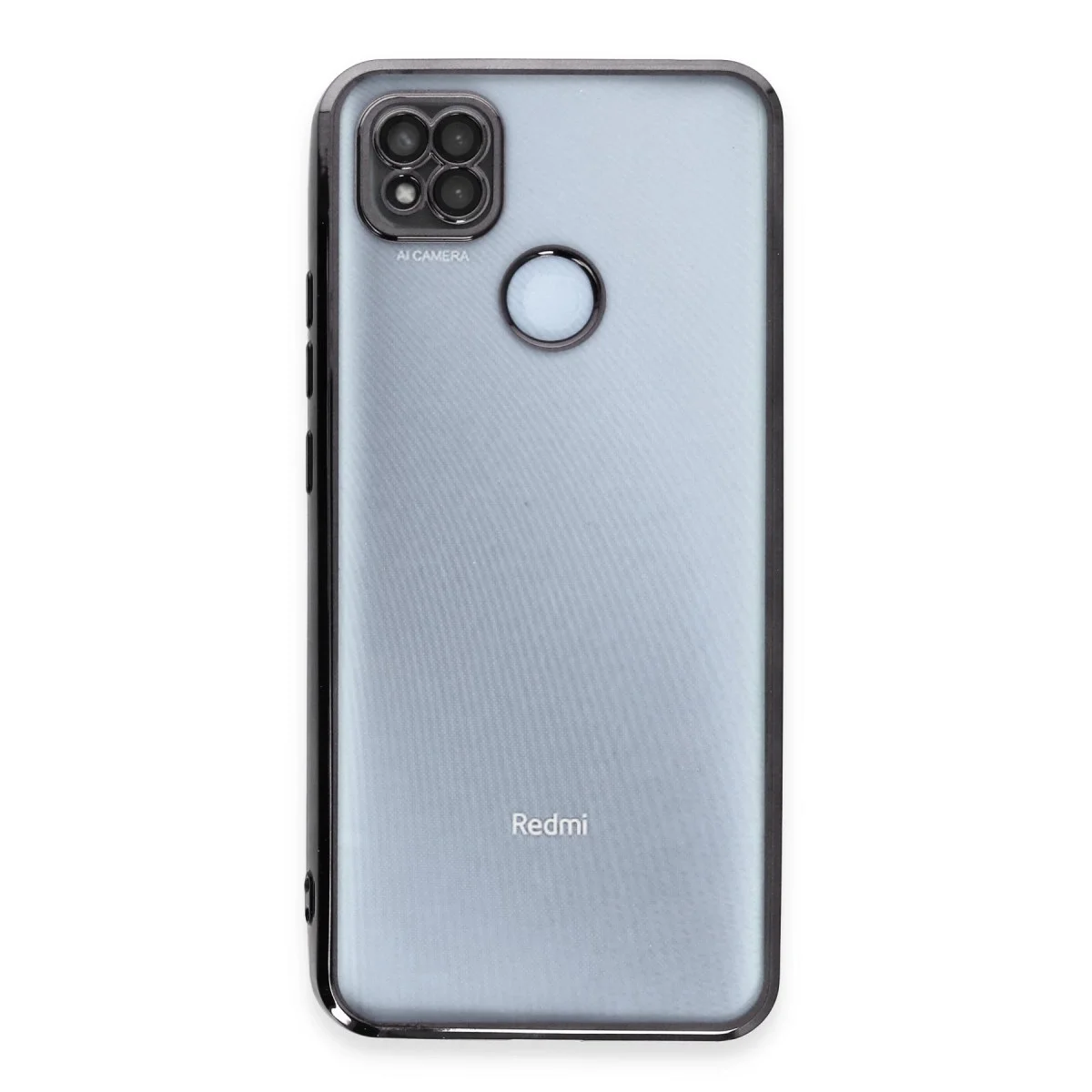 Xiaomi Redmi 9c Kılıf Razer Lensli Silikon - Siyah görsel 2