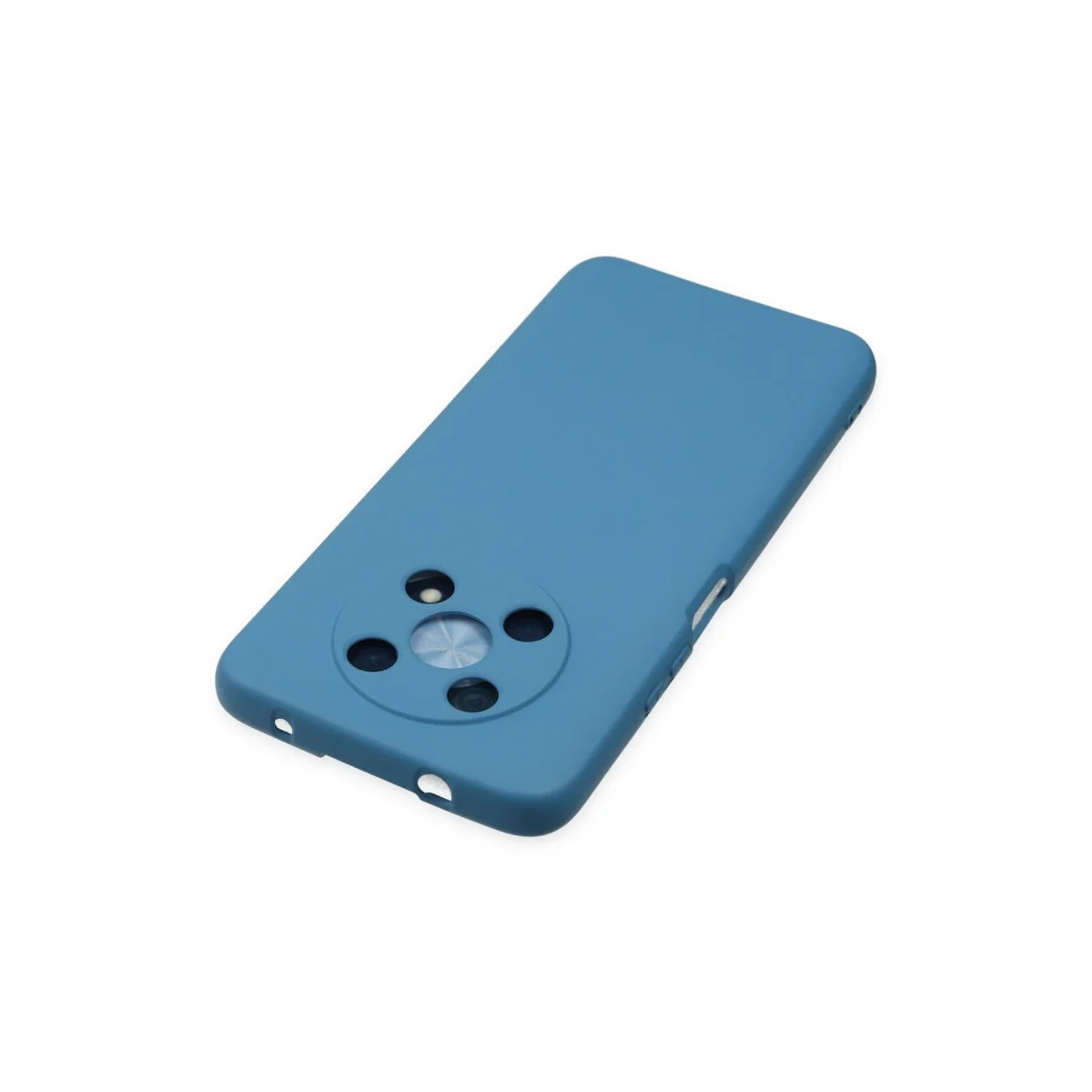 Huawei Nova Y90 Kılıf Nano İçi Kadife Silikon - Mavi görsel 4