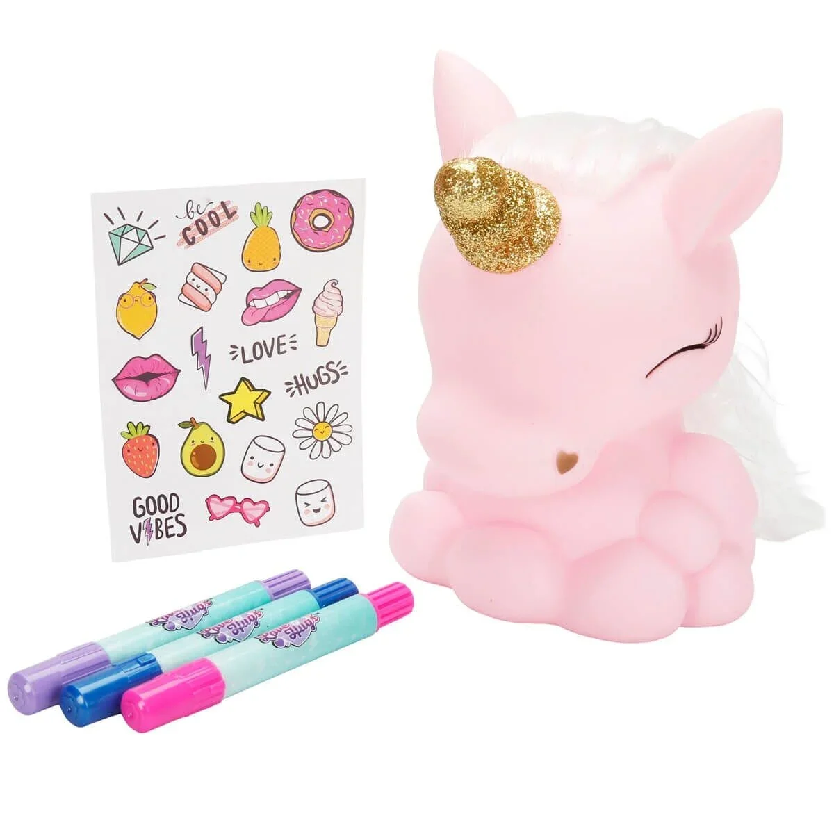 64125 Sun-htı-sbr-hobi Set Unıcorn Boyama+stıcker Işıklı
