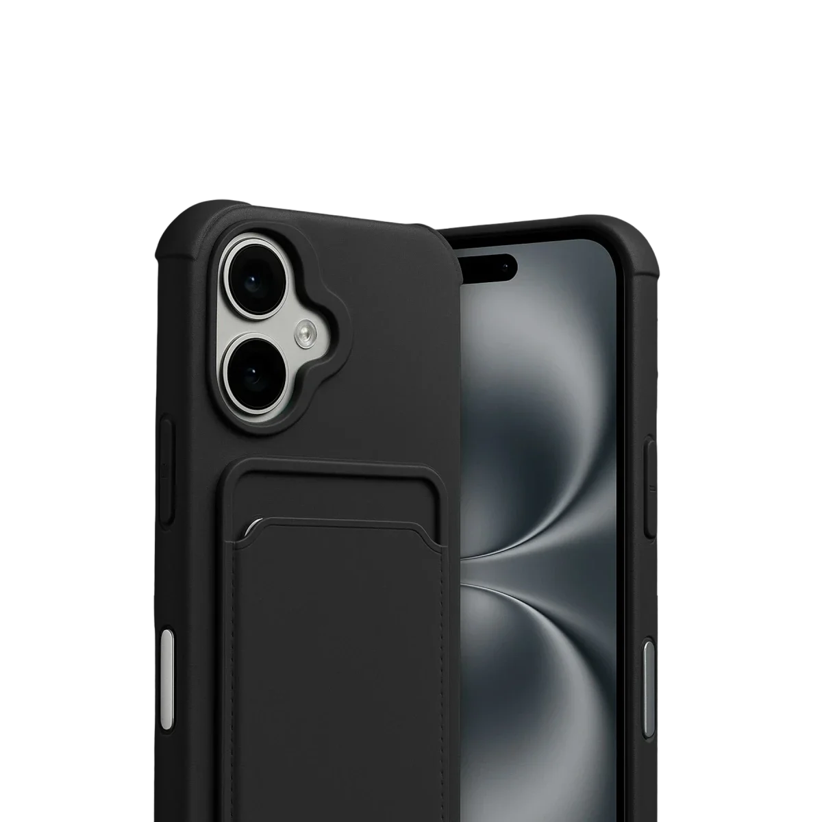 Apple iPhone 17 Kelvin Kartvizitli Silikon - Siyah görsel 2