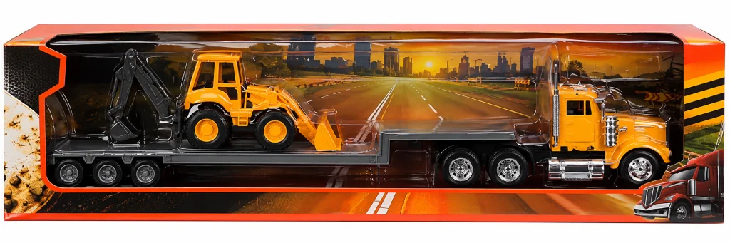 1:43 Taşıyıcı Tır ve Dozer görsel 2