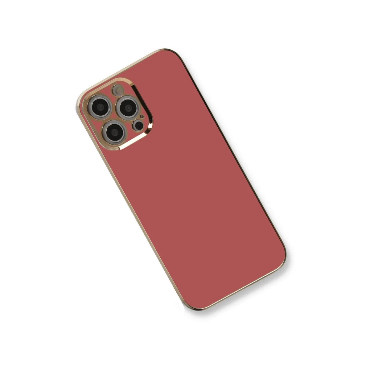 Apple İphone 12 Pro Max Kılıf Volet Silikon - Kırmızı görsel 2