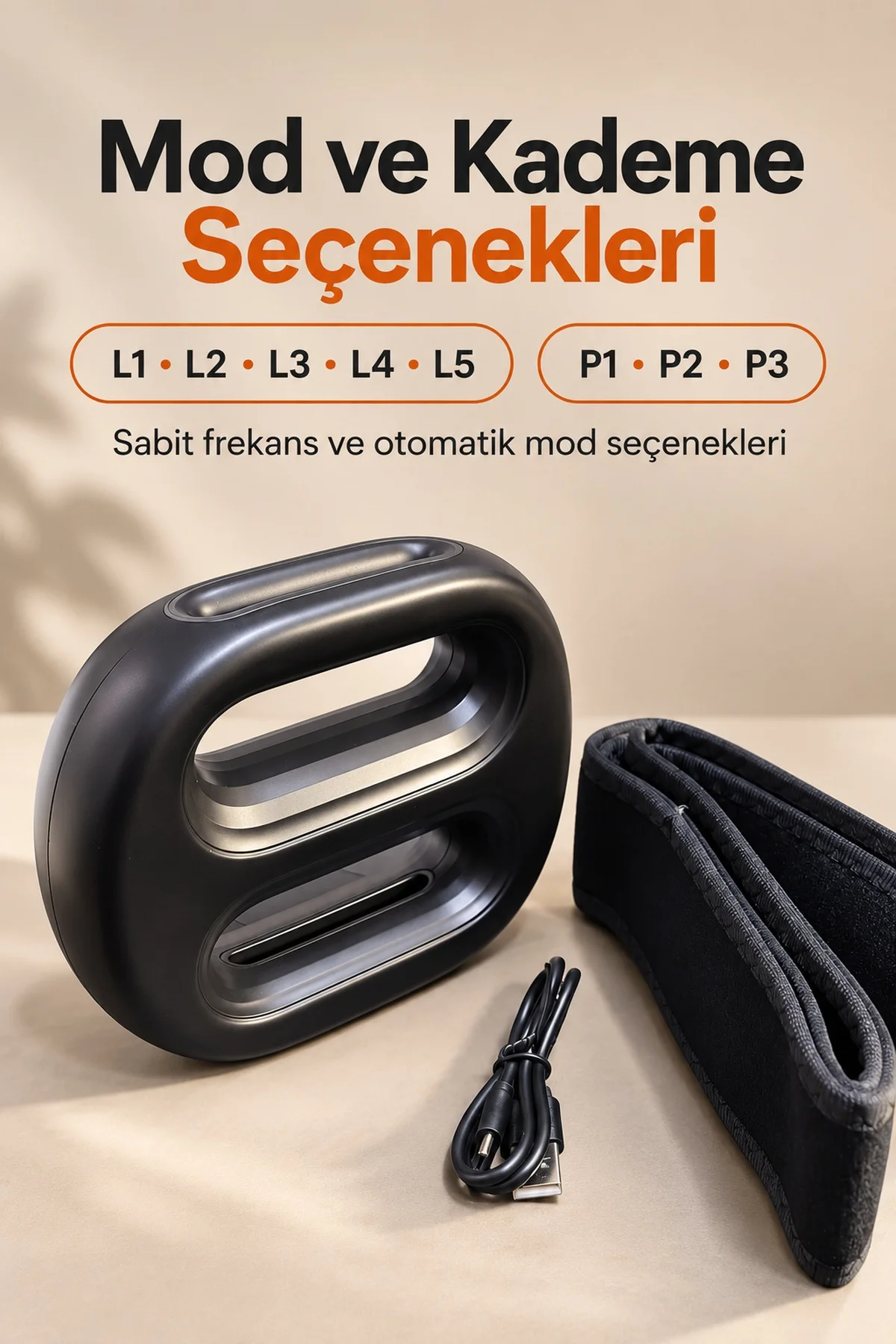 Sabit Frekans ve Otomatik Modlu Isıtmalı Masaj Aleti görsel 6