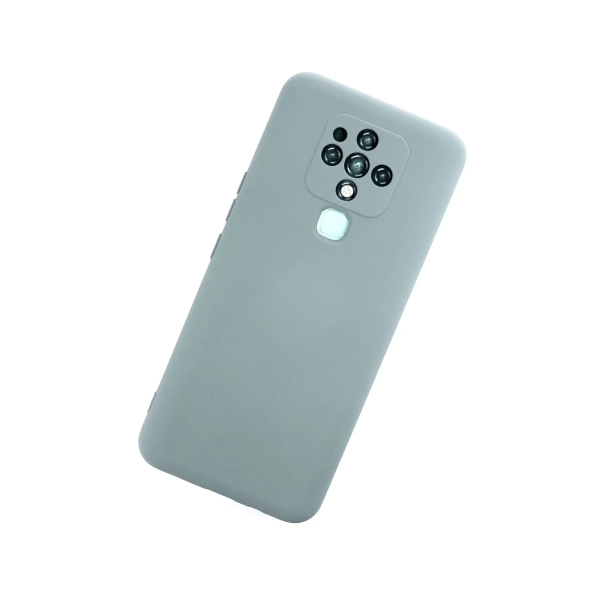 Tecno Camon 16 Kılıf Nano İçi Kadife Silikon - Buz Mavisi görsel 3