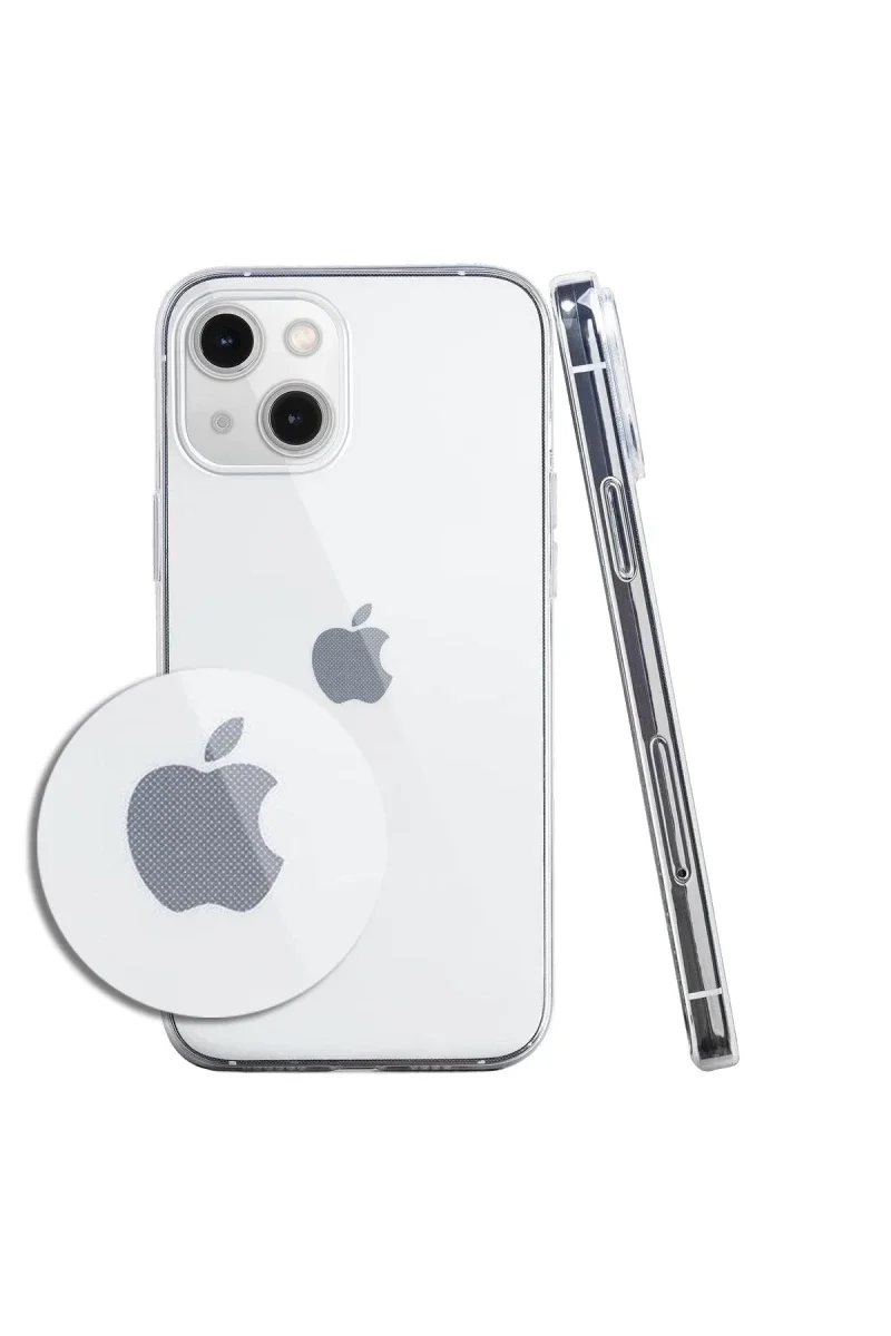 Apple iPhone 15 Kılıf Lüx Şeffaf Silikon görsel 2