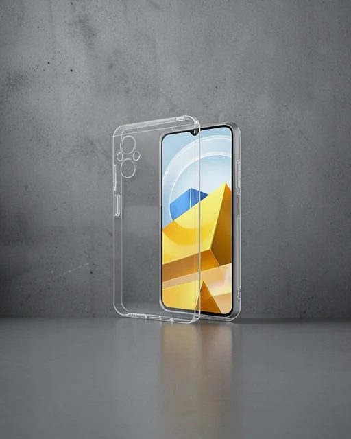 Xiaomi Poco M5 Kılıf Lüx Şeffaf Silikon