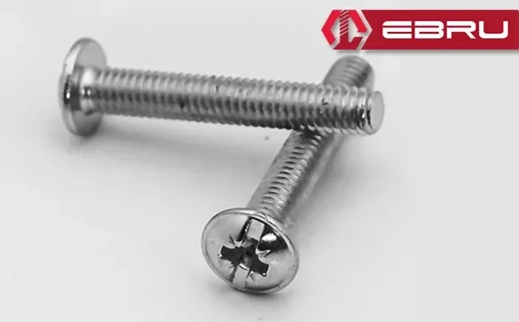 Yuvarlak Yıldız Başlı Rysb Kulp Vidası, Civata M4x15 - 500 Adet görsel 2