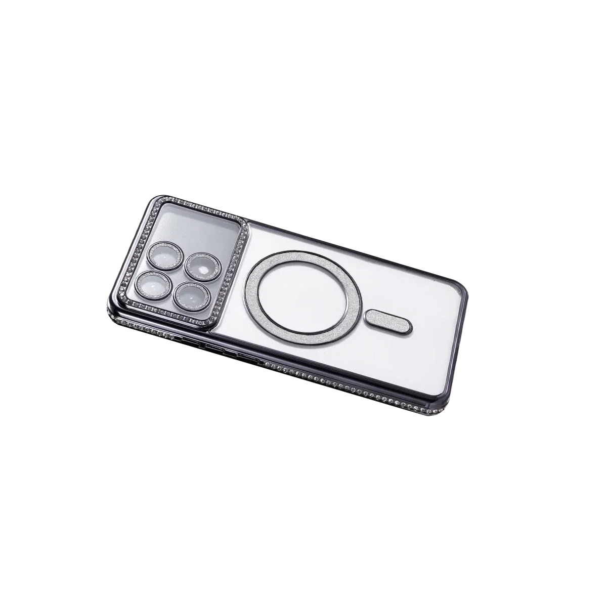 Xiaomi Poco X6 Pro Joke Simli Magneticsafe Kılıf - Siyah görsel 4