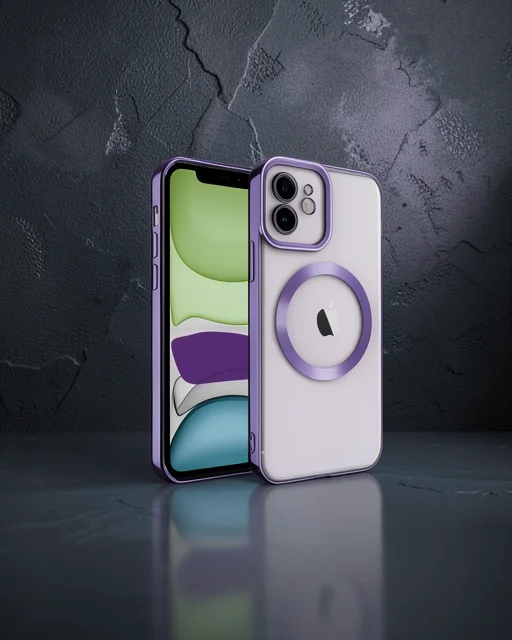 Apple İphone 11 Kılıf Kross Magneticsafe Kapak - Mor
