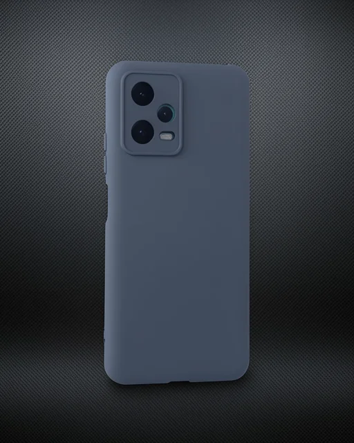 Xiaomi Redmi Note 12 5g Kılıf Nano İçi Kadife Silikon - Gri