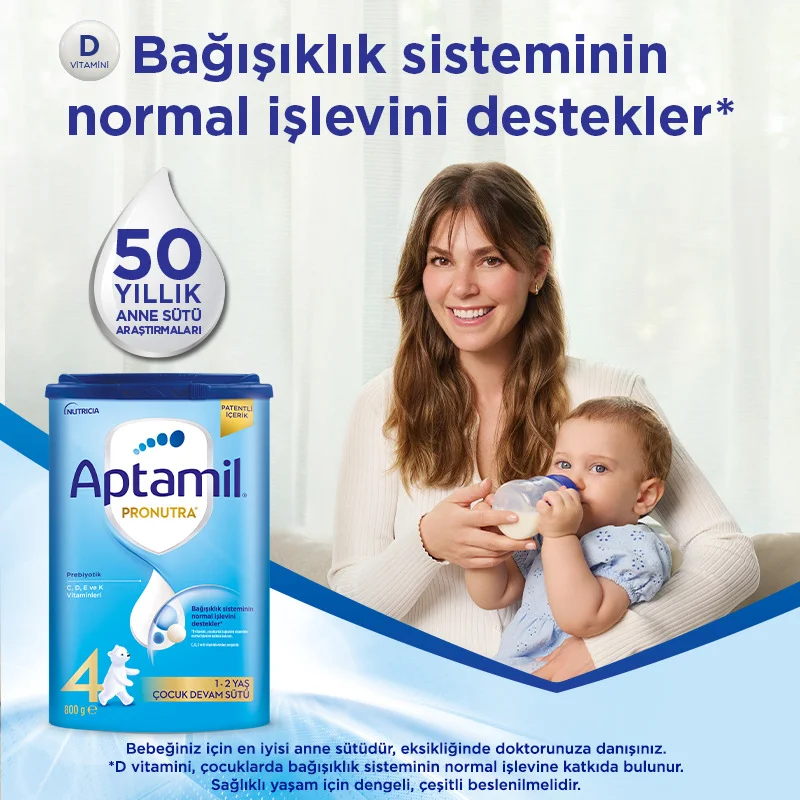 Çocuk Devam Sütü Maması No4 1 Yaş+  800 Gr görsel 2
