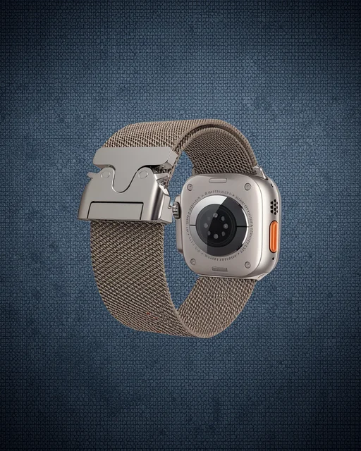 Apple Watch 42mm Milano Metal Kordon - Desert