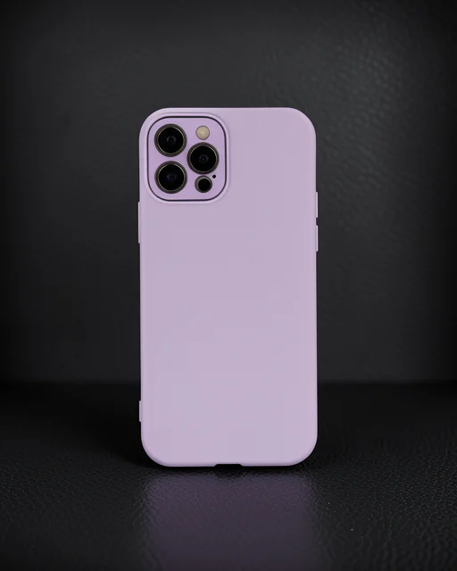 Apple İphone 12 Pro Max Kılıf Lansman Glass Kapak - Lila