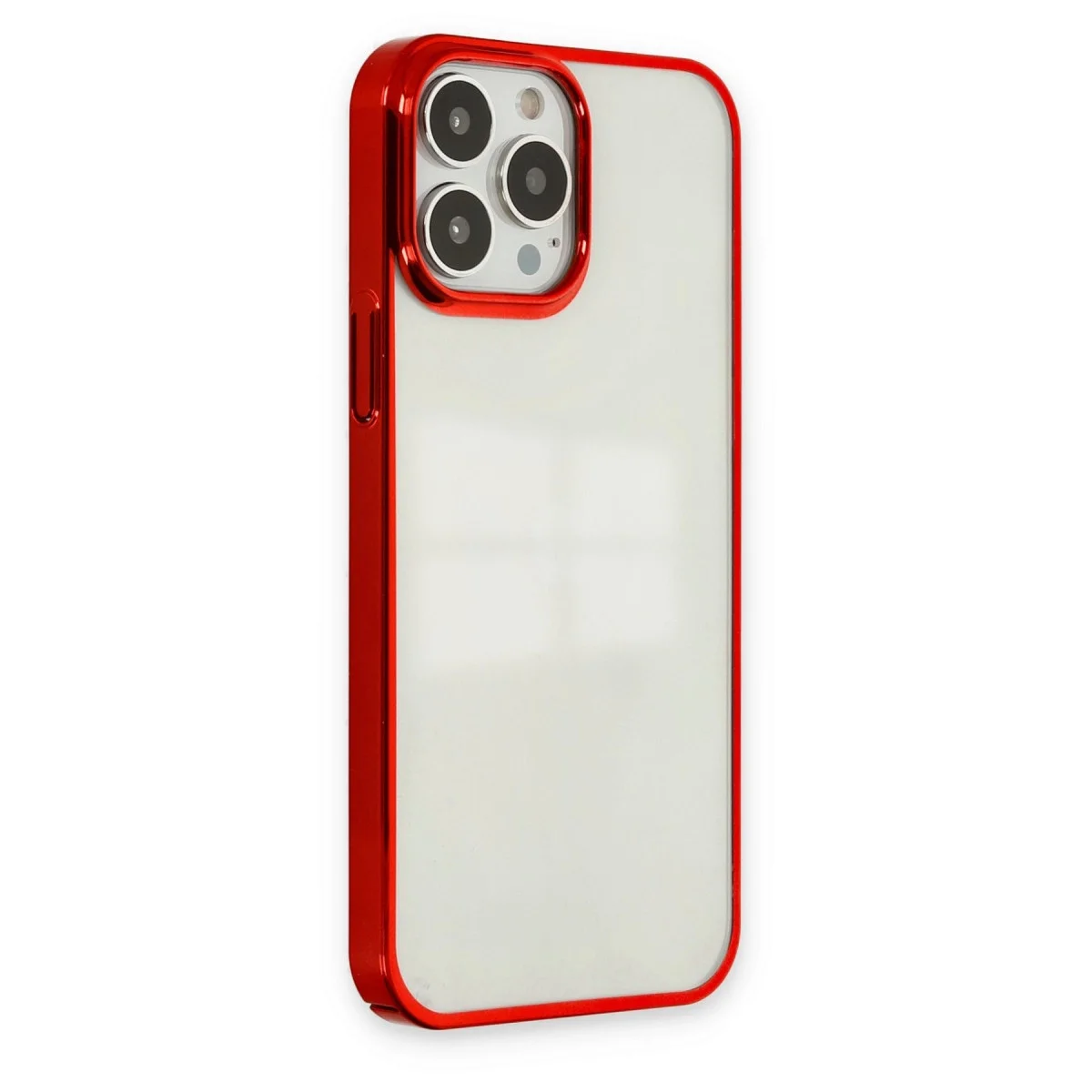 Apple İphone 14 Pro Max Kılıf Element Silikon - Kırmızı görsel 2