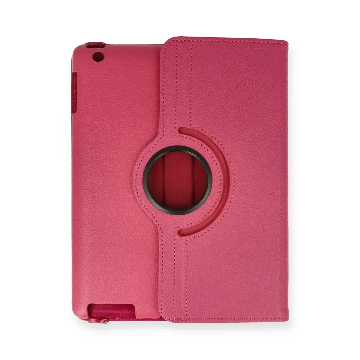 Apple iPad 4 9.7 Kılıf 360 Tablet Deri Kılıf - Pembe görsel 2