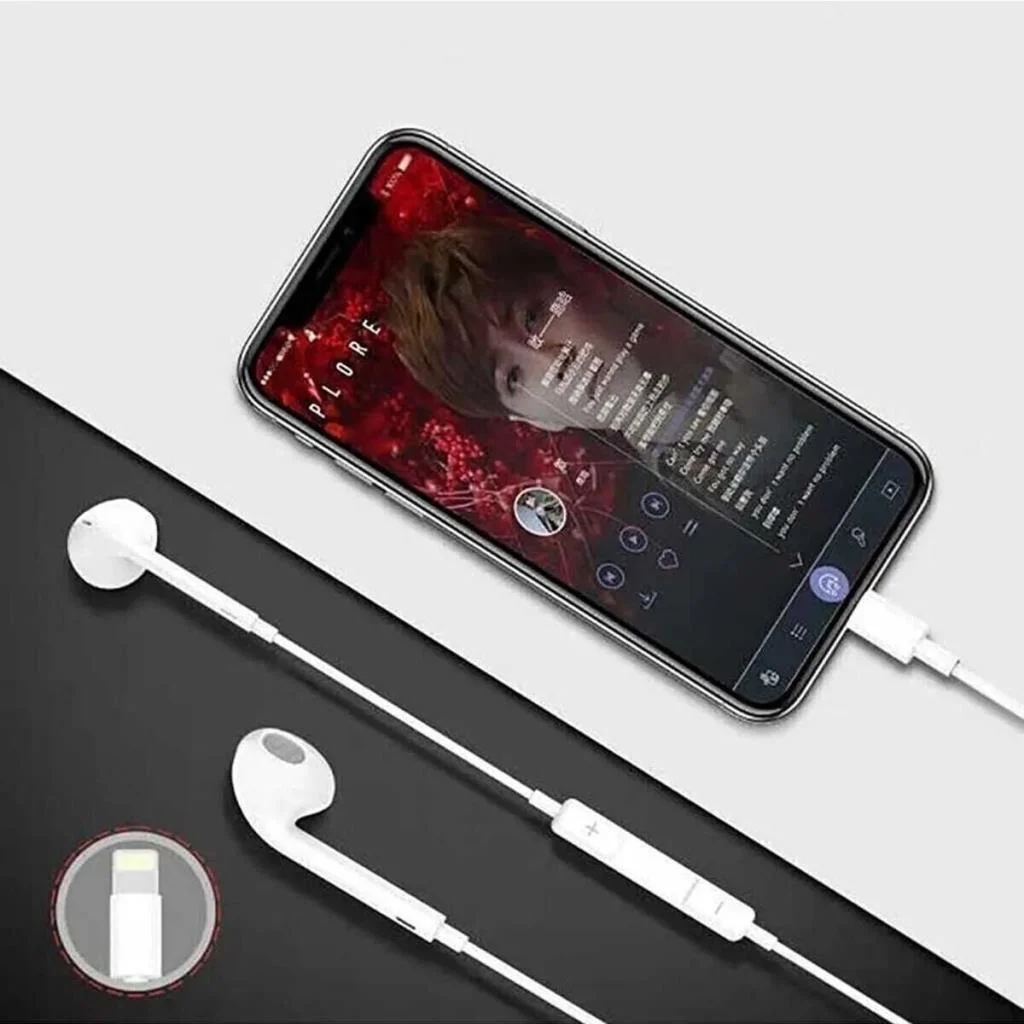 İphone Ucu Çıkışlı Pop Up Kulakiçi Yumuşak Kontrol Tuşlu Kulaklık (adet fiyatıdır) görsel 4