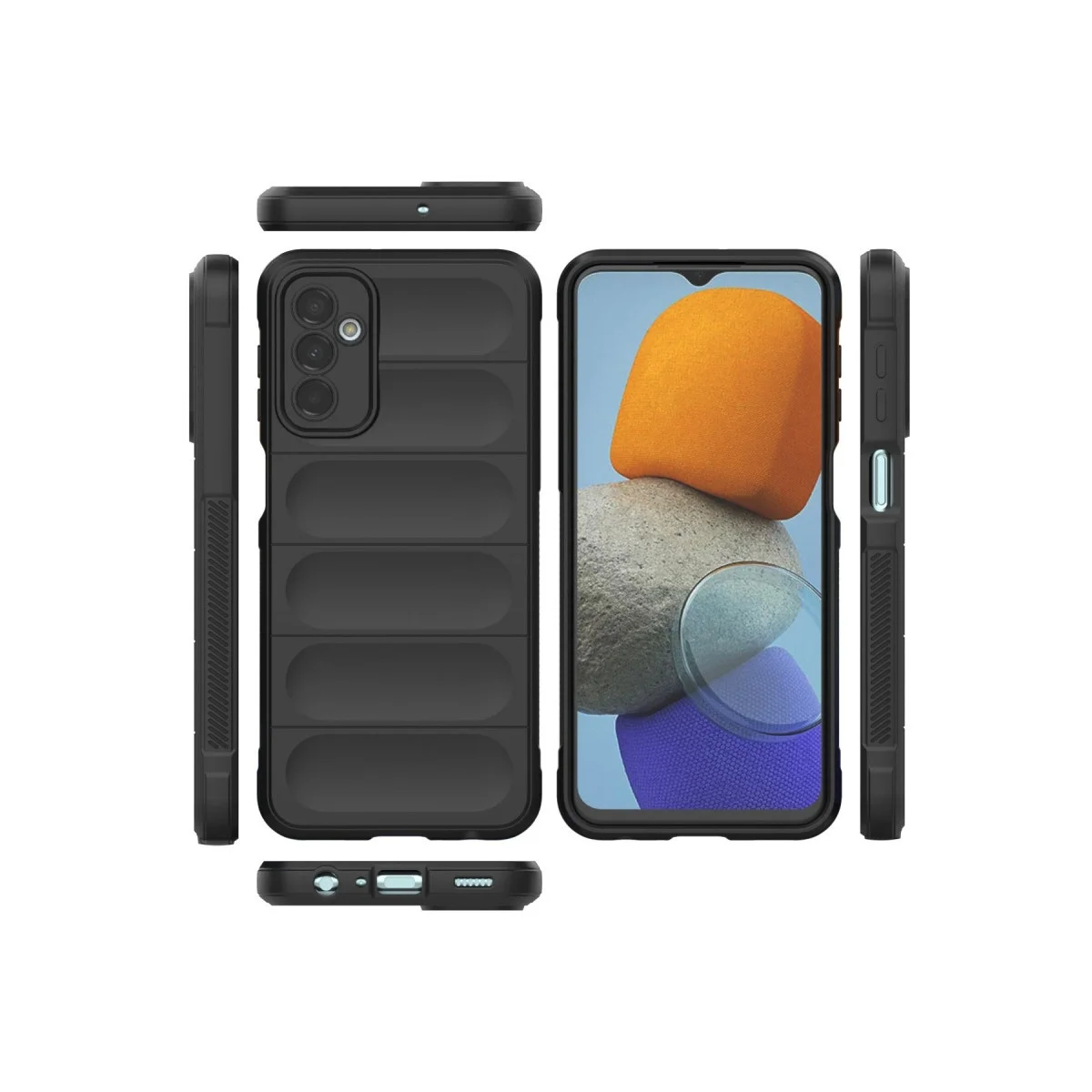 Samsung Galaxy M23 Kılıf Optimum Silikon - Siyah görsel 3