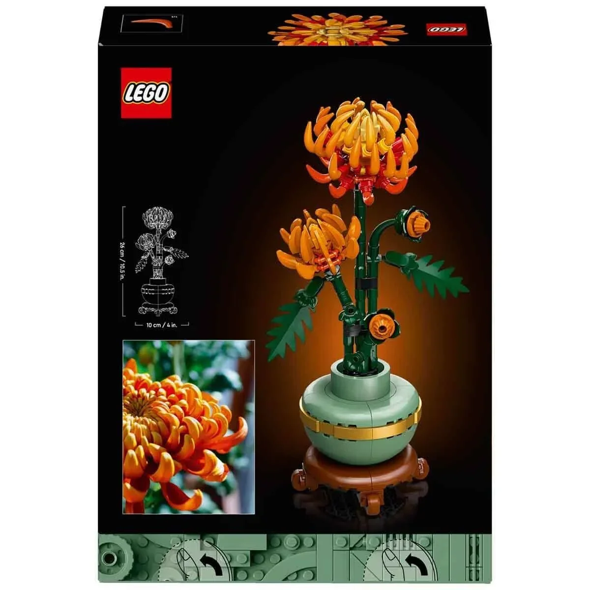 10368 Lego Botanicals - Krizantem - Chrysanthemum 278 parça +18 yaş görsel 3