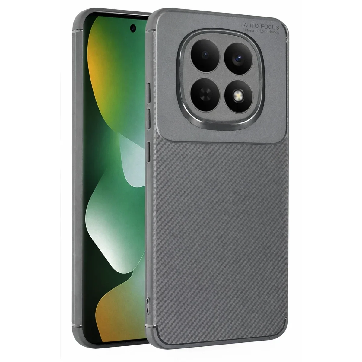 Xiaomi Redmi Note 15 4G Auto Focus Karbon Kapak - Gri