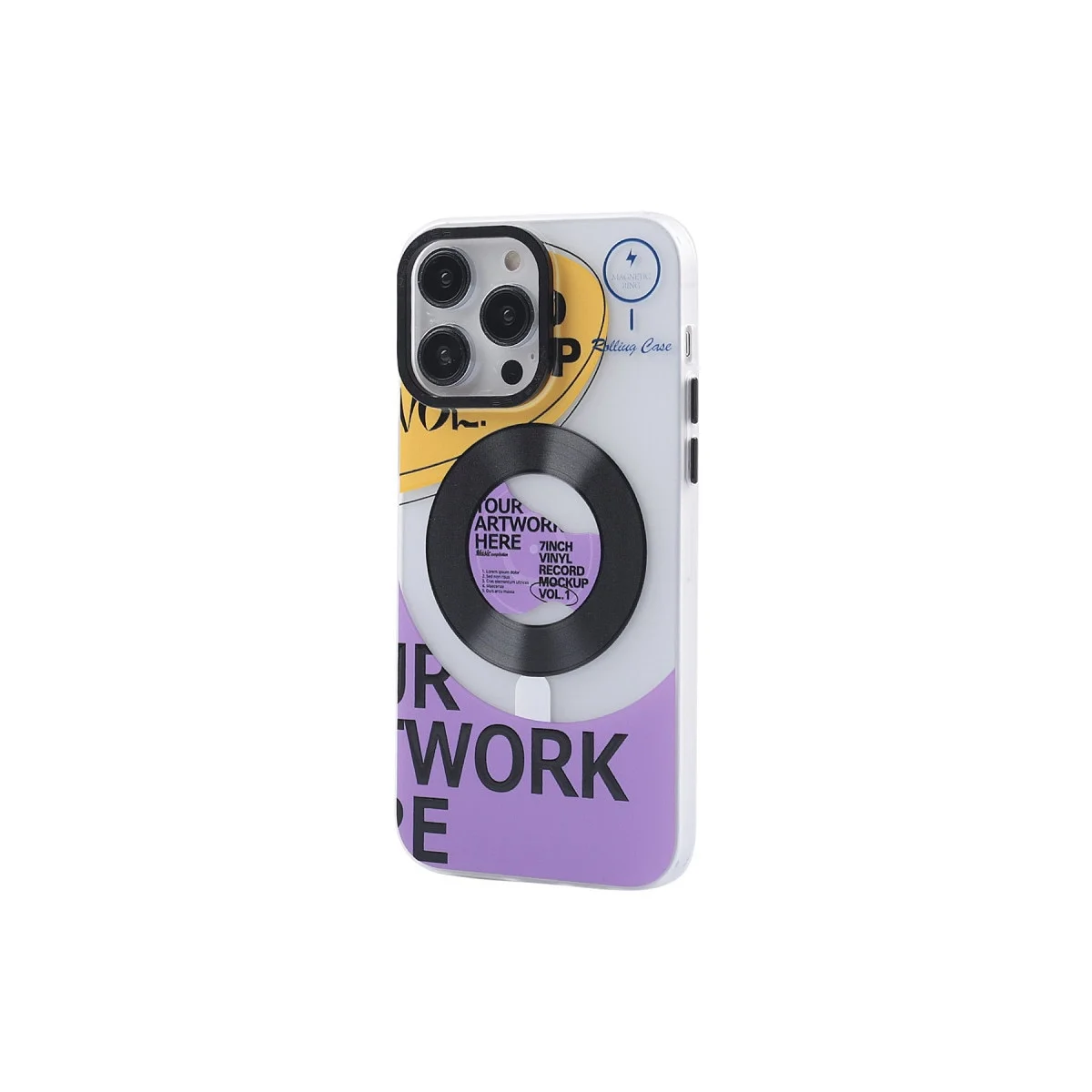Apple İphone 14 Pro Max Kılıf Apollo Magneticsafe Desenli Kapak - Apollo Şeffaf - 6 görsel 2