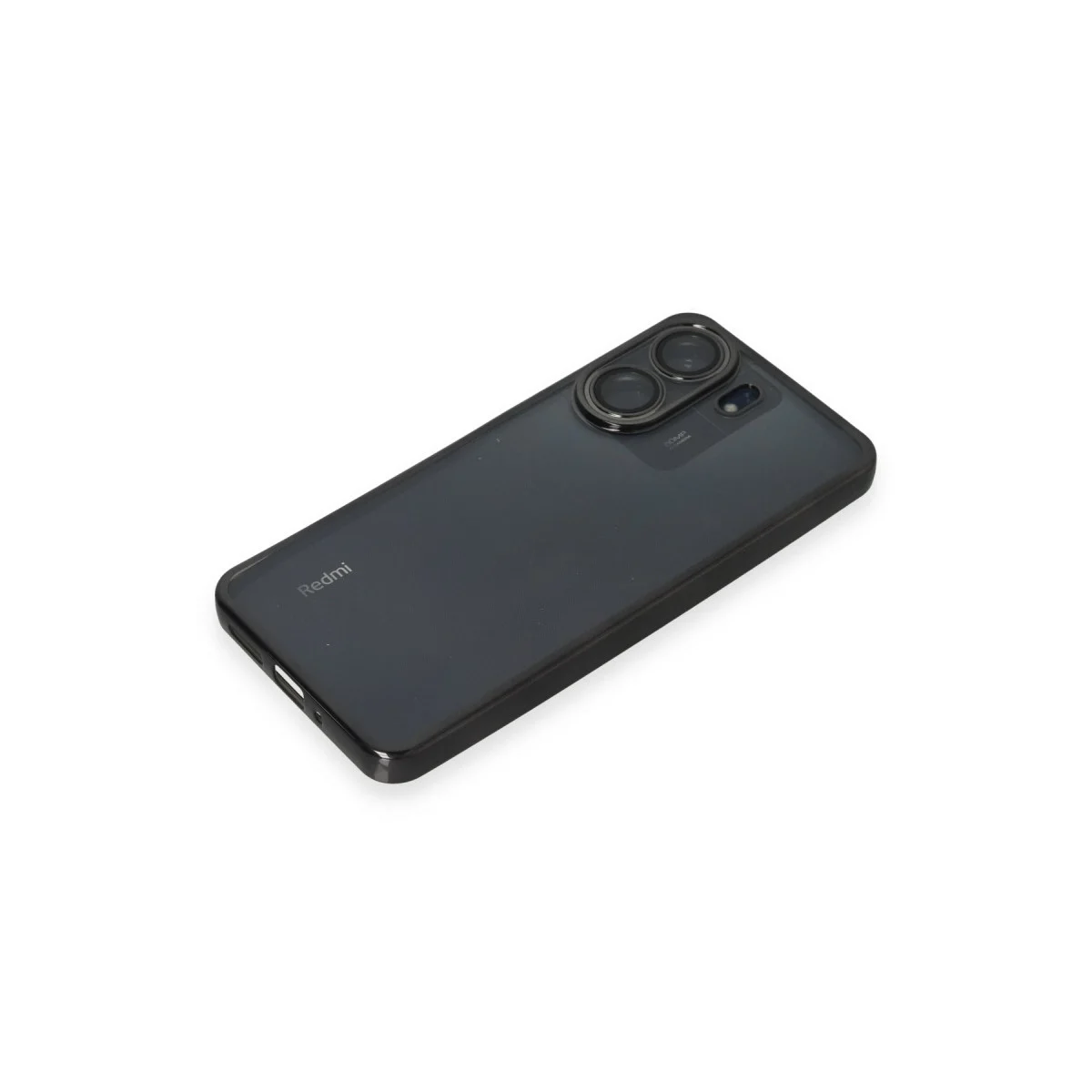 Xiaomi Redmi 13c Kılıf Razer Lensli Silikon - Siyah görsel 4