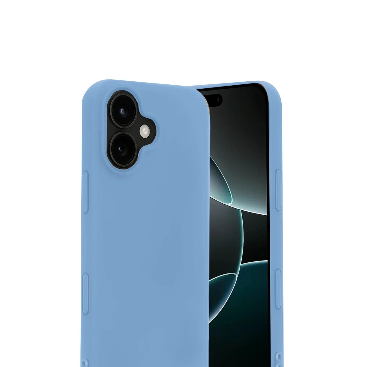 Apple İphone 17 Nano İçi Kadife Silikon - Mavi görsel 2