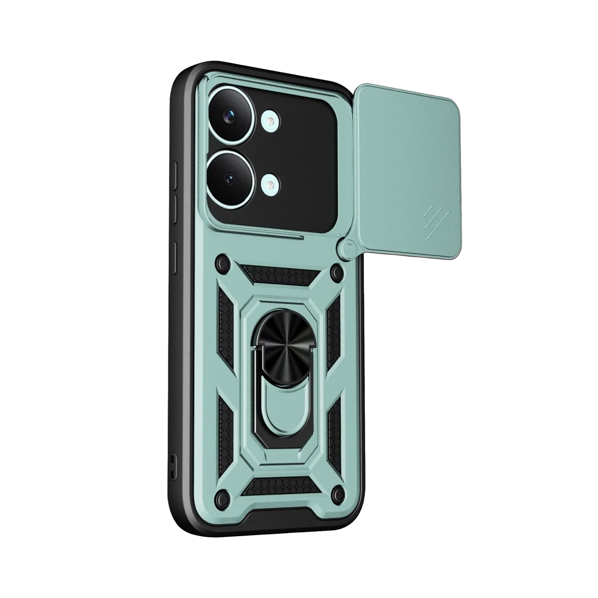 Xiao Poco X8 Pro Max Pars Lens Yüzüklü Silikon - Yeşil görsel 3