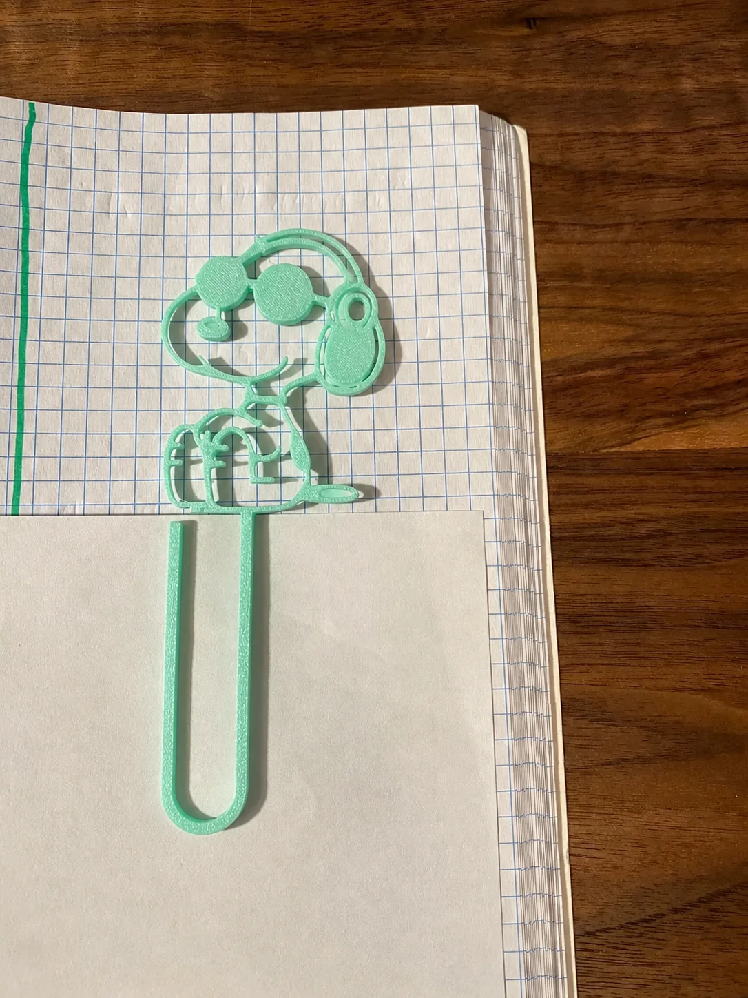 3D Baskı Gözlüklü Sevimli Köpek Figürlü Kitap Ayracı 4lü - - Mint