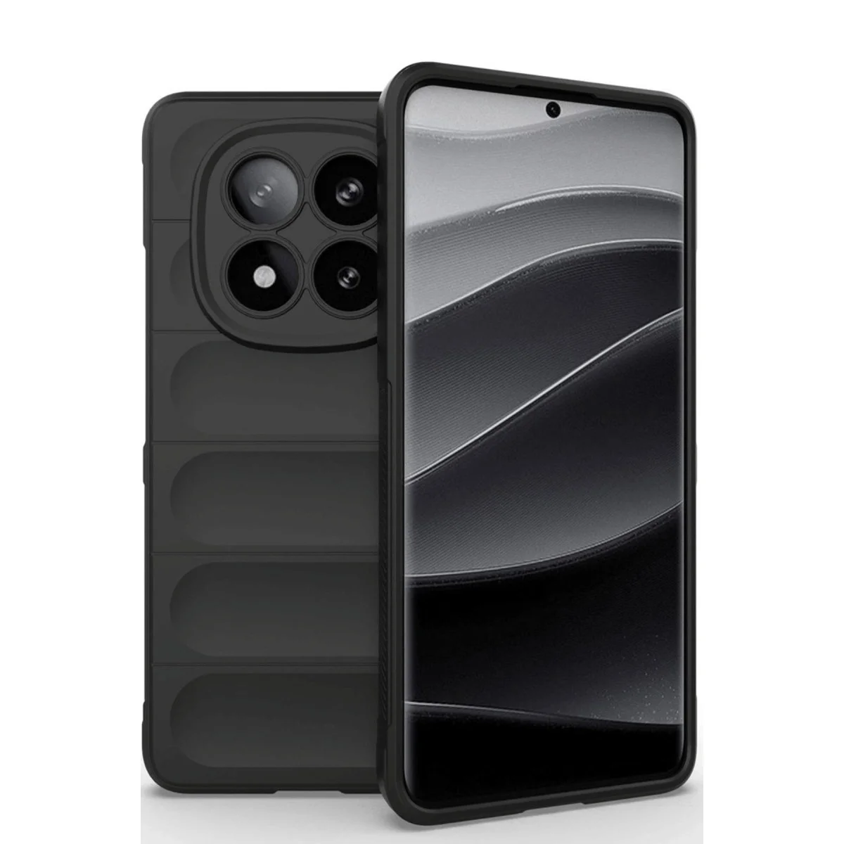 Xiao Red Note 14 Pro 5g Kılıf Optimum Silikon - Siyah