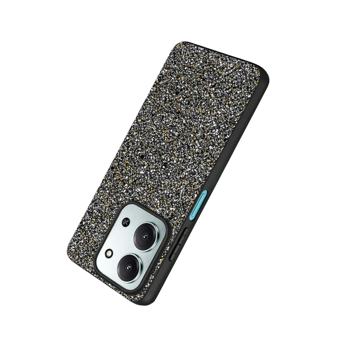 Onegif Xiaomi Redmi 15C 4G Bright Simli Kapak - Gold görsel 4