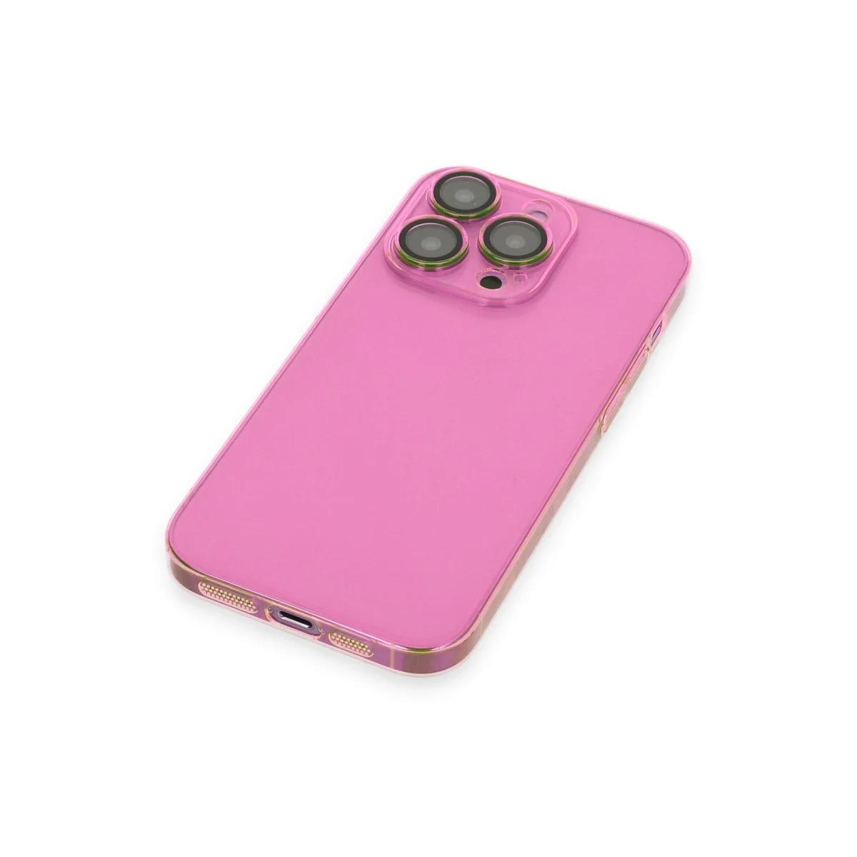 Apple İphone 13 Pro Kılıf Armada Lensli Kapak - Pembe görsel 4