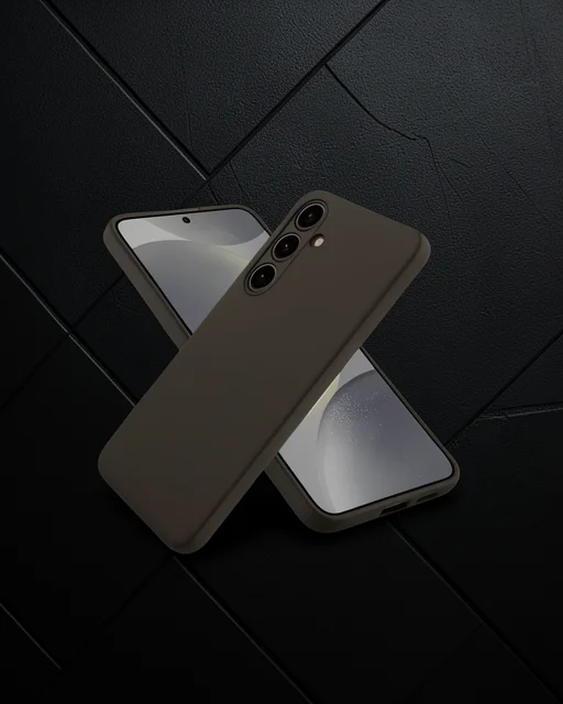 Samsung Galaxy A26 Kılıf First Silikon - Kahverengi
