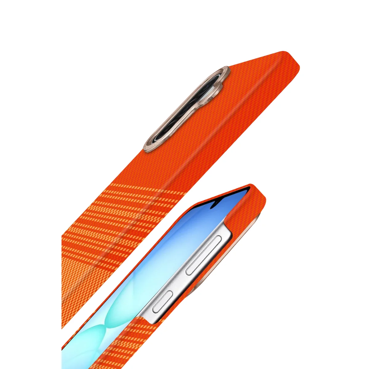 Samsung Galaxy A37 5G Vega Magsafe Kapak - Turuncu görsel 3