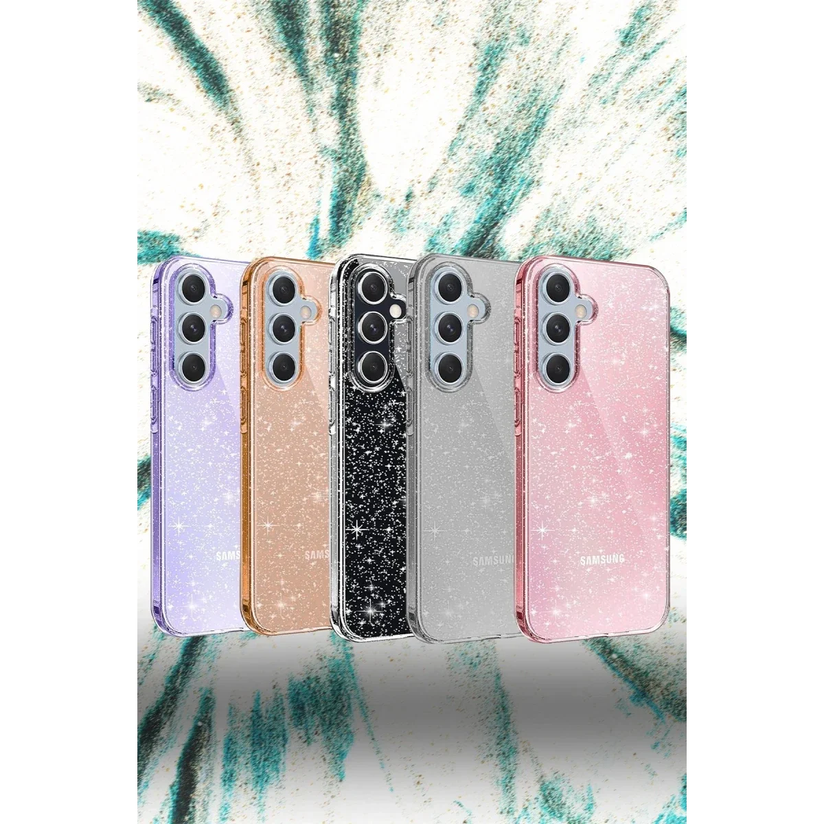 Samsung Galaxy A15 4G Kılıf Glow Kapak - Şeffaf görsel 3