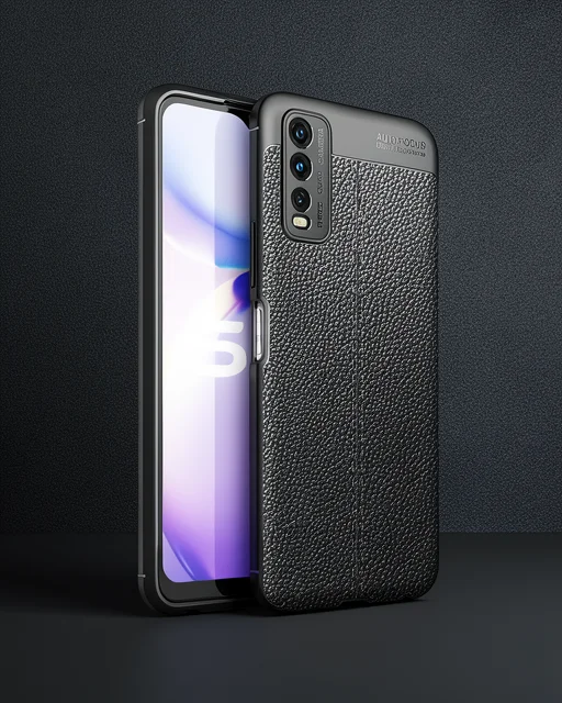 Vivo Y11s Kılıf Auto Focus Kapak - Siyah