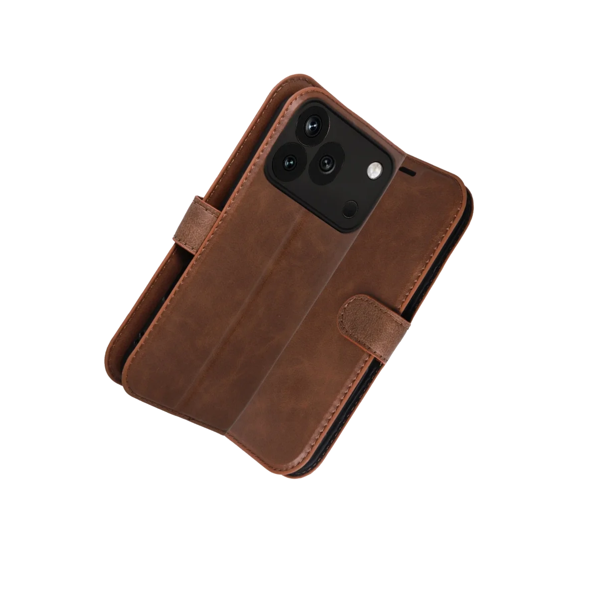 Huawei Honor 600 Pro Trend S Plus Kapaklı Kılıf - Taba görsel 3