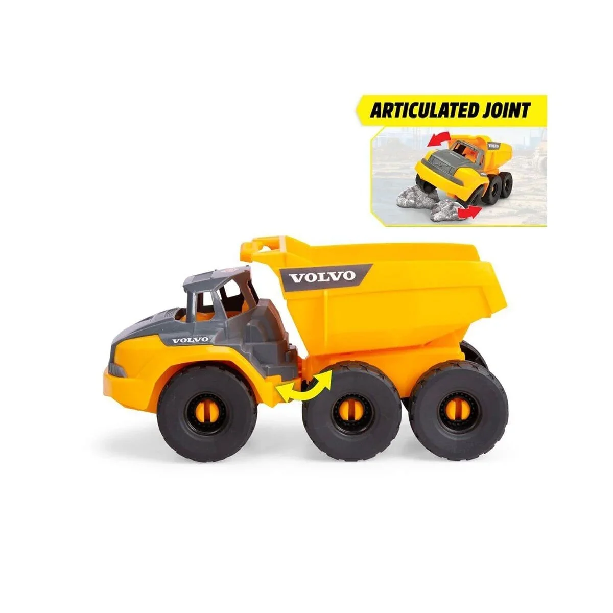 203724009 Volvo Tough Hauler Freewheel moveable dump area articulated joint görsel 2