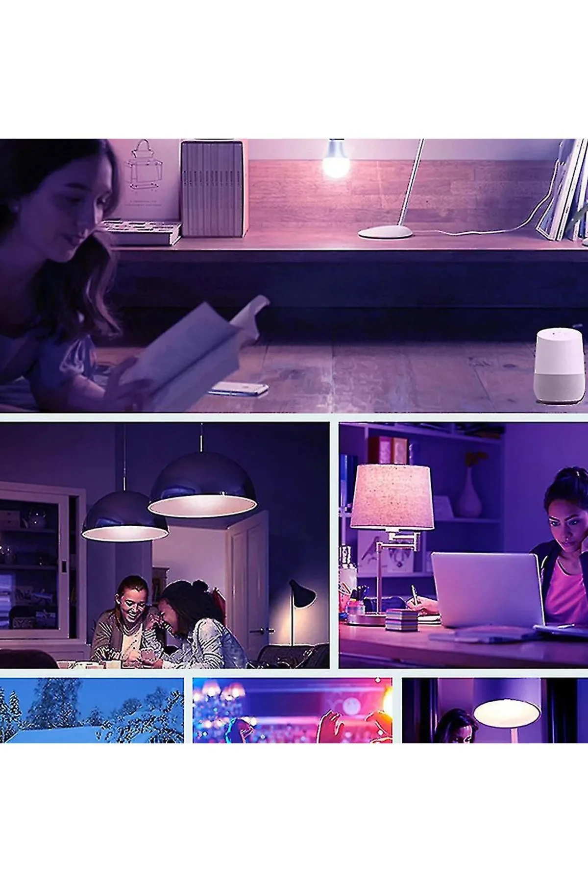 Fulltech Akıllı Rgb LED Lamba Ampul 9W 50Hz 800 Lümen görsel 5